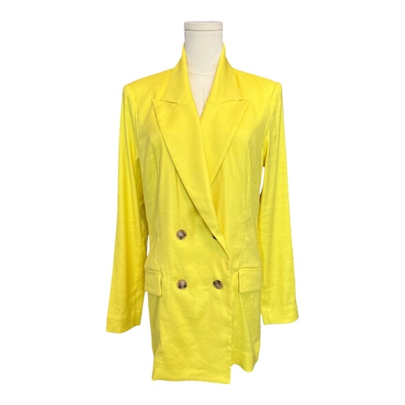 π π NWOT CABI Glow Up Buttercup Double-Breasted Blazer | Womenβs Sz M - Picture 2 of 12
